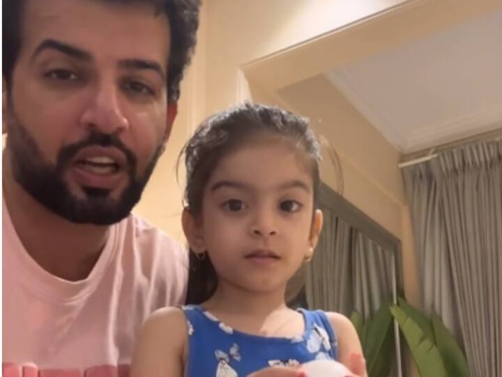jay bhanushali egg prank video with daughter tara cute reaction viral Jay Bhanushali ने बेटी के साथ किया प्रैंक तो तारा ने दिया ऐसे जवाब, बोली- मेरे से पंगा लोगे