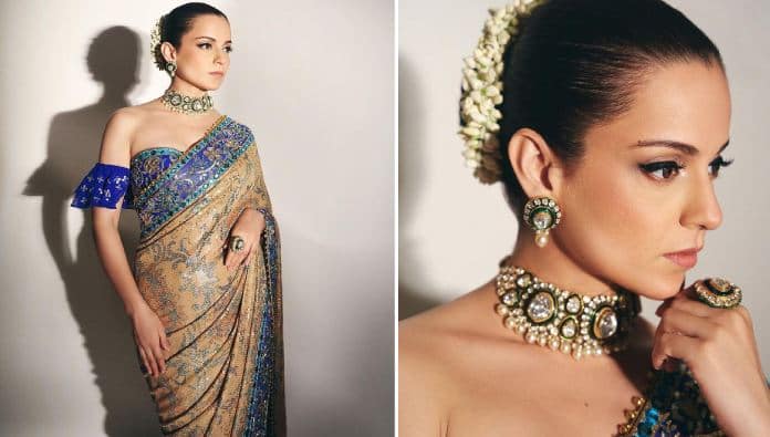 Kangana Ranaut Pics: ਕੰਗਨਾ ਰਣੌਤ ਇਨ੍ਹੀਂ ਦਿਨੀਂ ਆਪਣੀ ਆਉਣ ਵਾਲੀ ਫਿਲਮ ਚੰਦਰਮੁਖੀ 2 ਨੂੰ ਲੈ ਕੇ ਸੁਰਖੀਆਂ 'ਚ ਹੈ। ਇਸ ਫਿਲਮ ਦਾ ਟ੍ਰੇਲਰ ਵੀ ਰਿਲੀਜ਼ ਹੋ ਗਿਆ ਹੈ। ਇਸ ਫਿਲਮ 'ਚ ਅਭਿਨੇਤਰੀ ਰਾਣੀ ਦਾ ਕਿਰਦਾਰ ਨਿਭਾਅ ਰਹੀ ਹੈ।