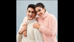 Gadar 2 Success Party पर Sara Ali Khan ने भाई Ibrahim Khan के साथ दिए Pose | ENT LIVE