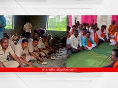 मराठा आरक्षण आंदोलकांनी घेतली पोलिसांची काळजी; बंदोबस्तावर असलेल्या पोलिसांचा केला पाहुणचार