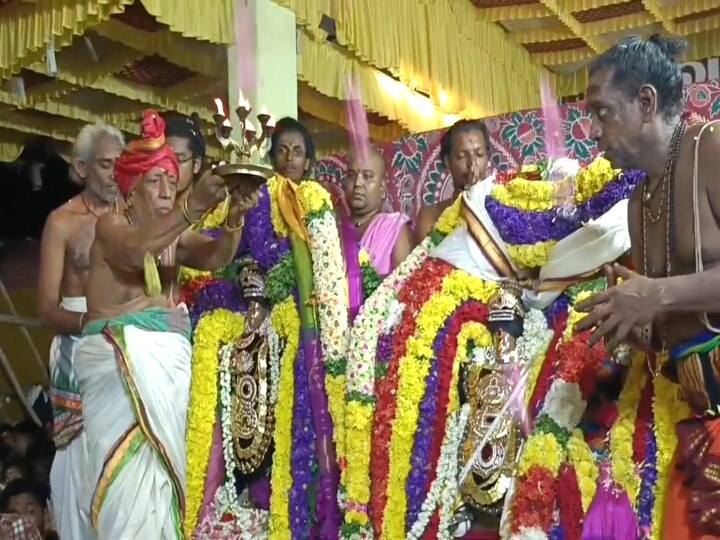 மயூரநாதர் அபயாம்பிகை திருக்கல்யாணம் வைபவம் - திருவாவடுதுறை மடாதிபதி பங்கேற்று வழிபாடு