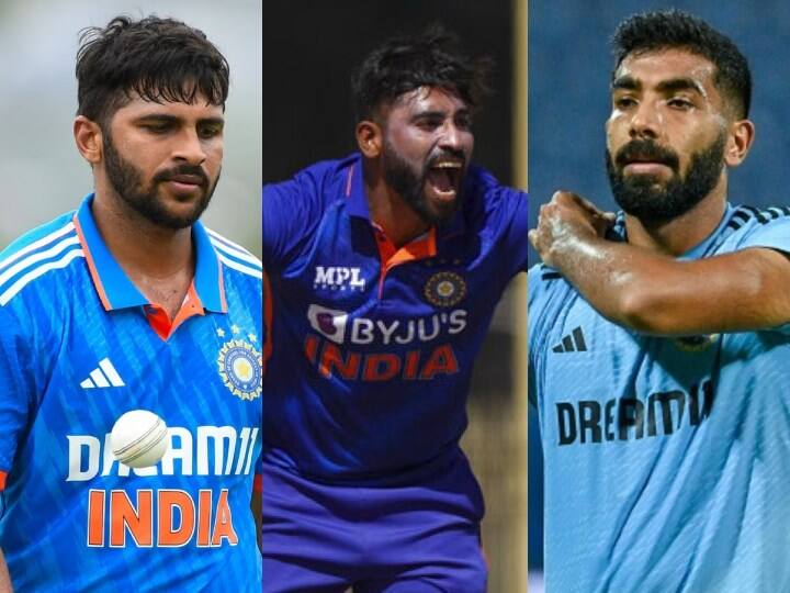 Team India Squad WC 2023: भारतीय क्रिकेट टीम विश्व कप 2023 के लिए जसप्रीत बुमराह और शार्दुल ठाकुर को बॉलिंग अटैक में जगह दे सकती है. इन दोनों के साथ सिराज को भी मौका मिल सकता है.