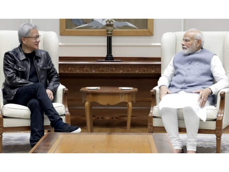 PM Narendra Modi Nvidia India Potential AI Artificial Intelligence PM Narendra Modi Meets Nvidia Co-Founder Jensen Huang To Discuss India's AI Potential