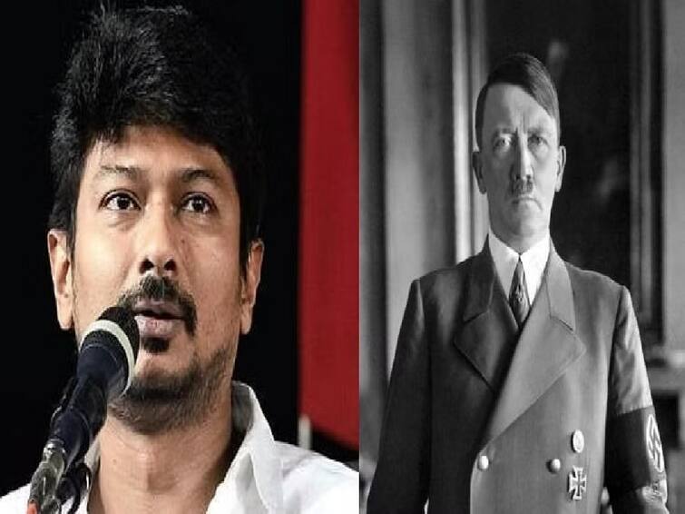 BJP On DMK Leader udhayanidhi stalin Sanatana Dharma Remark compares him to hitler Hitler Udhayanidhi: ஹிட்லரும் உதயநிதியும் ஒன்னுதான்.. சனாதன தர்மம் சர்ச்சையில் பாஜக தடாலடி கருத்து