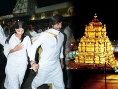 Shah Rukh Khan : 'जवान'च्या रिलीजआधी शाहरुख खान लेक सुहाना आणि नयनतारासह तिरुपती बालाजीच्या दर्शनाला; पाहा फोटो