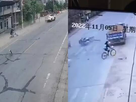 Viral Video: ਡਰਾਈਵਰ ਨੇ ਕਾਰ ਪਾਰਕ ਕਰਨੀ ਚਾਹੀ, ਆਪਣੇ ਆਪ ਹੀ ਬੁਲੇਟ ਦੀ ਰਫਤਾਰ ਨਾਲ ਦੌੜਨ ਲੱਗੀ ਟੇਸਲਾ, ਵੀਡੀਓ ਦੇਖ ਕੇ ਕੰਬ ਜਾਏਗਾ ਦਿਲ