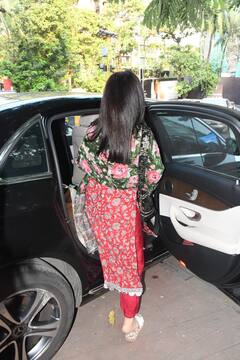 એકટ્રેસ ભૂમિ પેડનેકર kromkaya સલૂન બહાર થઈ સ્પોટ, જુઓ તસવીરો