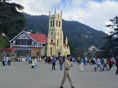 Himachal Pradesh: शिमल्यात पर्यटकांची रेलचेल; हवामान स्थिरावल्याने वर्दळ वाढली, पाहा फोटो