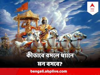 Gita Quotes : ধ্যান করছেন? অথচ মন দিতে পারছেন না? কীভাবে বসতে হবে বলেছেন শ্রীকৃষ্ণ