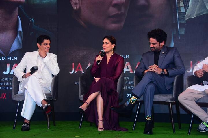 The trio: Kareena Kapoor, Vijay Varma and Jaideep Ahlawat grabbed the spotlight with their stylish looks.