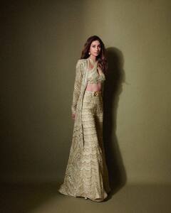 Paloma Dhillon Shines In A Sharara Set At 'DONO' Trailer Launch Event