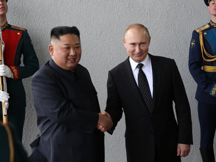 North Korea Kim Jong Un Travel Russia Vladivostok For Meeting With Vladimir Putin For Arms Ammunition For Ukraine War Amid Russia-Ukraine War, Kim Jong Un To Meet Putin For Possible Arms Deal: Report