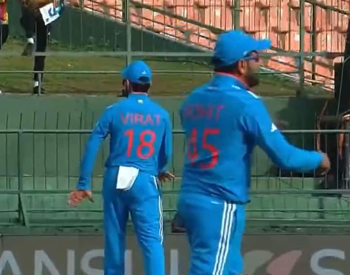 இப்போட்டியின் நடுவே கிரிக்கேட் வீரர் விராட் கோலி பீல்டிங் போது நேபாள பாடலுக்கு உற்சாக நடனம் ஆடினார். இது ரசிகர்கள் மத்தியில் சிரிப்பலையை உண்டாக்கியது.