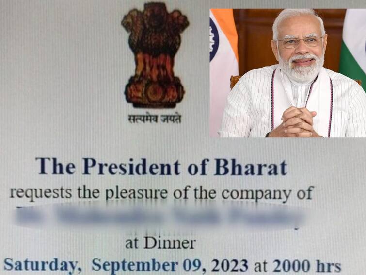 Rashtrapati Bhawan has sent out an invite for a G20 dinner on Sept 9th in the name of 'President of Bharat' instead of the usual 'President of India'. India Bharat Row: ”இந்தியா” பெயரை தூக்கிய மத்திய அரசு.. ஜி20 மாநாட்டிற்கு ”பாரத குடியரசு தலைவர்” என அச்சிட்டு அழைப்பிதழ்