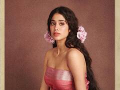 Janhvi Kapoor Looks Like A Painting In A Pink Saree; See Pics