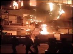 वाराणसी के थ्री स्टार होटल में अचानक लगी भीषण आग, करोड़ों का सामान जलकर खाक