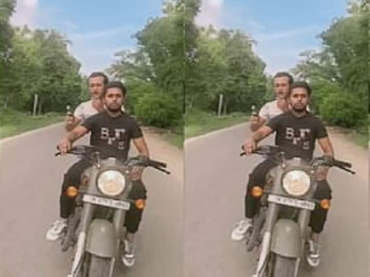 Saharanpur boys bike racing and waving pistol Video viral on social media up police searching accused UP News: सहारनपुर में बाइक से रेस लगाते और पिस्टल लहराते युवकों का वीडियो वायरल, तलाश में जुटी पुलिस