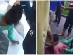 ’என்னை விட்டுடுங்க': கெஞ்சிய பெண்; தரதரவென இழுத்து.. சுற்றி வளைத்து கொடூரமாக தாக்கிய கும்பல்..ஷாக் வீடியோ!