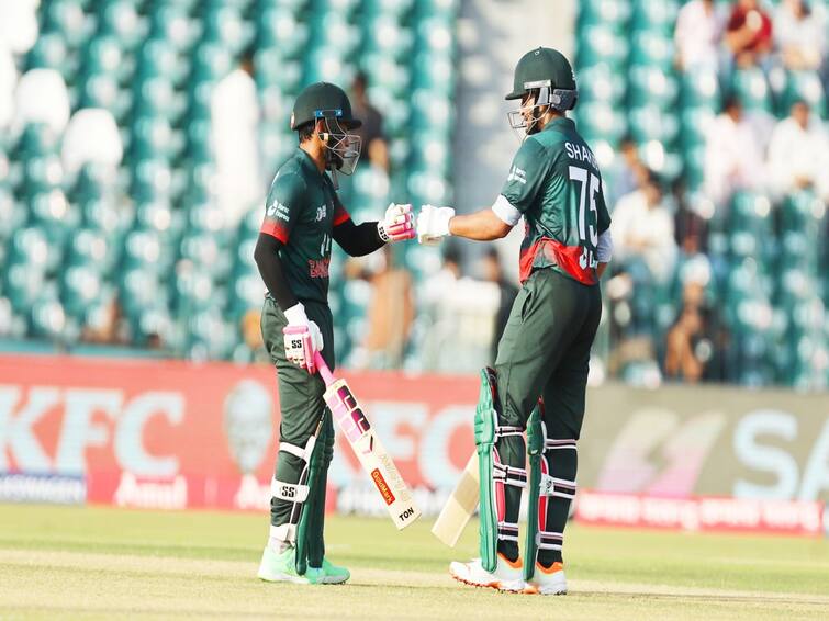 Asia Cup 2023 Bangladesh give target 194 runs against Pakistan Super 4 Innings highlights Gaddafi Stadium PAK vs BAN, Innings Highlights: Mushfiqur, Shakib Score Half-Centuries But Bangladesh Manage 193 Vs Pakistan In Asia Cup Super Fours Fixture