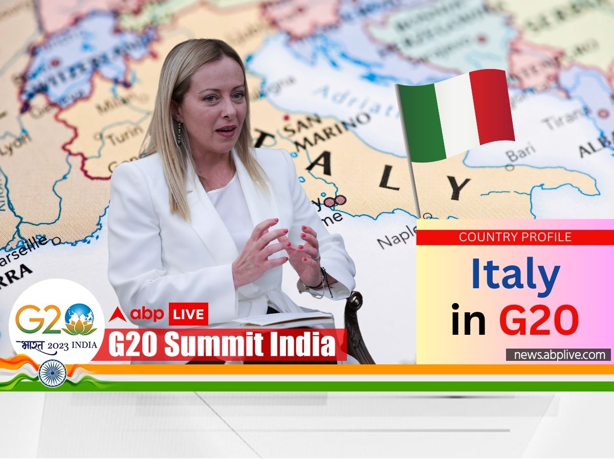 G20 Country Italy Flag President Giorgia Meloni Major Economy With Storied  Past And Present