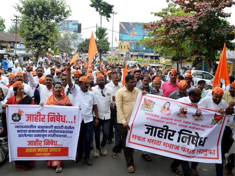 Maratha Quota Activist Manoj Jarange Maharashtra Jalna Hunger Strike Protest Doctors Intravenous Fluids Doctors Put Maratha Quota Activist Jarange On IV Fluids As His Hunger Strike Enters Day 9