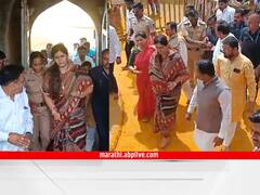 Pune News : भाजप नेत्या पंकजा मुंडे जेजुरीच्या खंडोबाच्या चरणी लीन