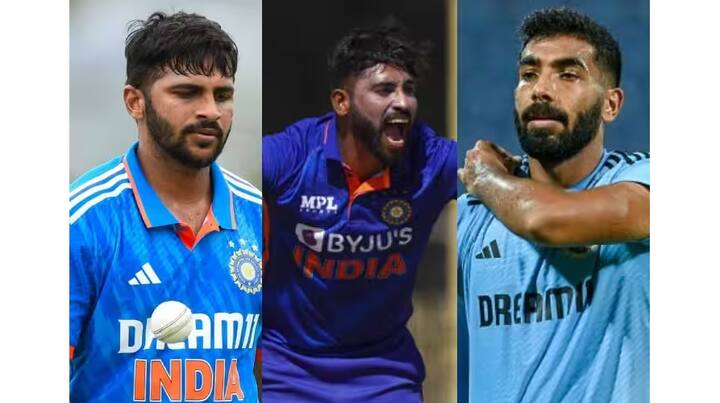 Team India Squad WC 2023: ਭਾਰਤੀ ਕ੍ਰਿਕਟ ਟੀਮ ਵਿਸ਼ਵ ਕੱਪ 2023 ਲਈ ਜਸਪ੍ਰੀਤ ਬੁਮਰਾਹ ਅਤੇ ਸ਼ਾਰਦੁਲ ਠਾਕੁਰ ਨੂੰ ਗੇਂਦਬਾਜ਼ੀ ਅਟੈਕ ਵਿੱਚ ਜਗ੍ਹਾ ਦੇ ਸਕਦੀ ਹੈ। ਇਨ੍ਹਾਂ ਦੋਵਾਂ ਦੇ ਨਾਲ ਸਿਰਾਜ ਨੂੰ ਵੀ ਮੌਕਾ ਮਿਲ ਸਕਦਾ ਹੈ।