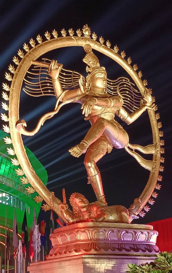 G20 Summit 2023 | 28 Feet Nataraja Statue | G20 సదస్సులో ప్రత్యేక ఆకర్షణగా 28 అడుగుల నటరాజ విగ్రహం|