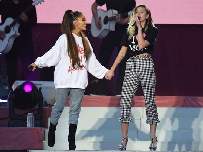 Miley Cyrus Recalls 'Flirting' With Ariana Grande, Says 'She Was A Little  Scared' Bsbiz