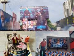 Jawan FDFS celebrations : கட் -அவுட் வைத்து கேக் வெட்டி கொண்டாடும் ஷாருக் ரசிகர்கள்.. கோலாகல வரவேற்புடன் வெளியான ஜவான்!