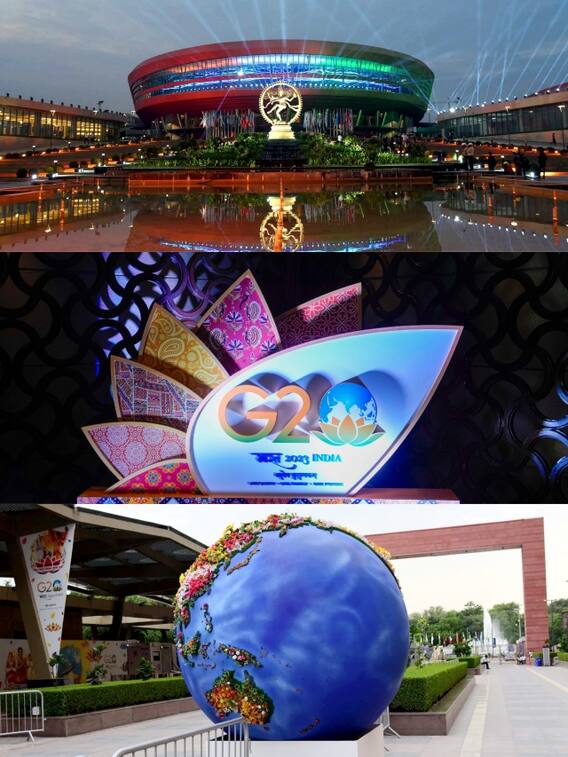 जी20 सम्मेलन के लिए तैयार दिल्ली, देखें अद्भुत नजारा