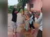 Rain : तब्बल 27 दिवसानंतर पाऊस, ढोल ताशांच्या गजरात नाचले शेतकरी