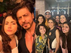 शाहरुख खान ने दिए अपनी गर्ल गैंग के साथ पोज, मस्ती करती नजर आईं 'जवान' की हसीनाएं