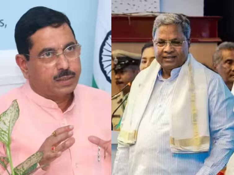Union Minister Pralhad Joshi Fires On CM Siddaramaiah Neech Comments Pralhad Joshi: కేంద్రం ఓ నీచమైన ప్రభుత్వమన్న సిద్ధరామయ్య వ్యాఖ్యలపై బీజేపీ నేతల ఫైర్