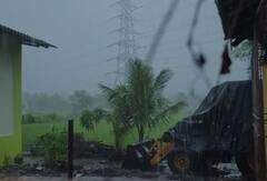 Rain : मुंबईसह ठाणे पालघर परिसरात पावसाची जोरदार हजेरी