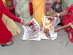 प्रयागराज में फूंका उदयनिधि स्टालिन का पोस्टर, क्या बोलीं किन्नर अखाड़े की महामंडलेश्वर?