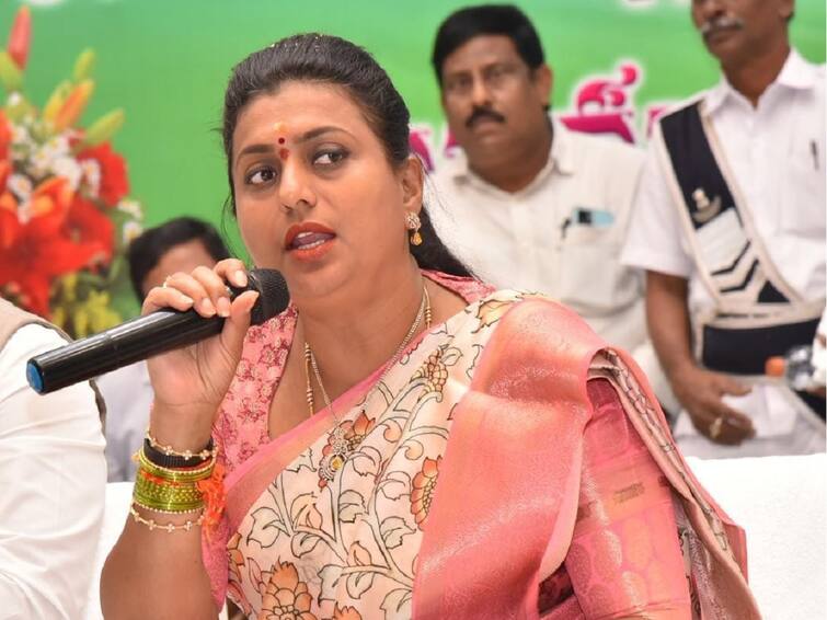 Minister Roja slams chandrababu over his reaction on IT notices Roja: చంద్రబాబు జైలుకు వెళ్తే జనాలకు బాగా హ్యాపీ, బాలకృష్ణలా ఆ సర్టిఫికేట్ తెచ్చుకుంటారేమో - రోజా వ్యాఖ్యలు