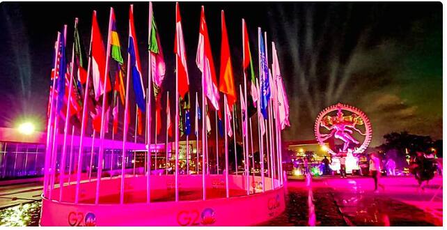 ਦਿੱਲੀ ਦੀਆਂ ਸੜਕਾਂ ਤੋਂ ਲੈ ਕੇ ਇਮਾਰਤਾਂ ਤੱਕ ਦੀ ਸਜਾਵਟ ਨੂੰ ਅੰਤਿਮ ਰੂਪ ਦਿੱਤਾ ਗਿਆ ਹੈ। ਜੀ-20 ਸੰਮੇਲਨ ITPO ਕਨਵੈਨਸ਼ਨ ਸੈਂਟਰ, ਪ੍ਰਗਤੀ ਮੈਦਾਨ ਦੇ 'ਭਾਰਤ ਮੰਡਪਮ' 'ਚ ਹੋਣ ਜਾ ਰਿਹਾ ਹੈ।