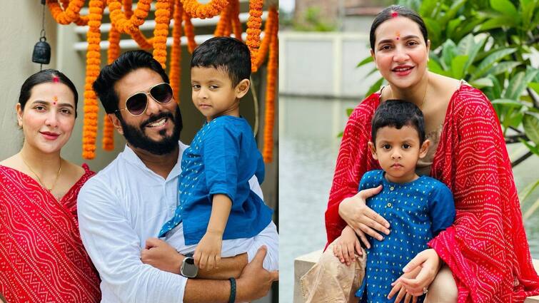 Subhashree Ganguly shares pictures of Raj and Yuvan Raj-Subhashree: ইউভানকে নিয়ে জমজমাট রাজ-শুভশ্রীর জন্মাষ্টমী, নেট দুনিয়ায় ভাইরাল ছবি