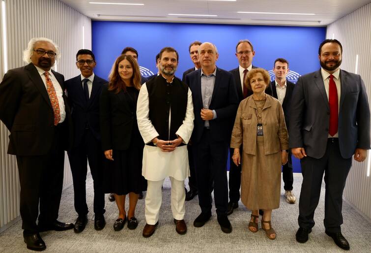 rahul-gandhi-attended-round-table-with-mep-in-european-parliament Rahul Gandhi Europe Visit:  યુરોપિયન સંસદના સભ્યોને મળ્યા રાહુલ ગાંધી, ભારતીય ઉદ્યોગપતિઓ સાથે મુલાકાત બાદ કરશે પ્રેસ કોન્ફરન્સ