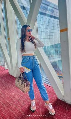 Neha Malik: ਨੇਹਾ ਮਲਿਕ ਨੇ ਲੇਟੈਸਟ ਤਸਵੀਰਾਂ 'ਚ ਸ਼ੇਅਰ ਕੀਤੀ ਆਪਣੀ ਏਅਰਪੋਰਟ ਲੁੱਕ, ਗਲੈਮਰਸ ਅੰਦਾਜ਼ ਨੇ ਉੱਡਾਏ ਫੈਨਜ਼ ਦੇ ਹੋਸ਼