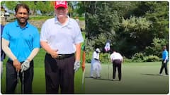 MS Dhoni Golf With Trump : యూఎస్ పర్యటనలో దుమ్మరేపుతున్న తలా | ABP Desam