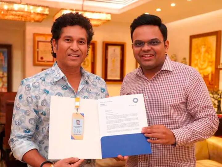 Jay Shah Gives Golden Ticket To Sachin Tendulkar For ICC Cricket World Cup Jay Shah Gives 'Golden Ticket' To Sachin Tendulkar For World Cup
