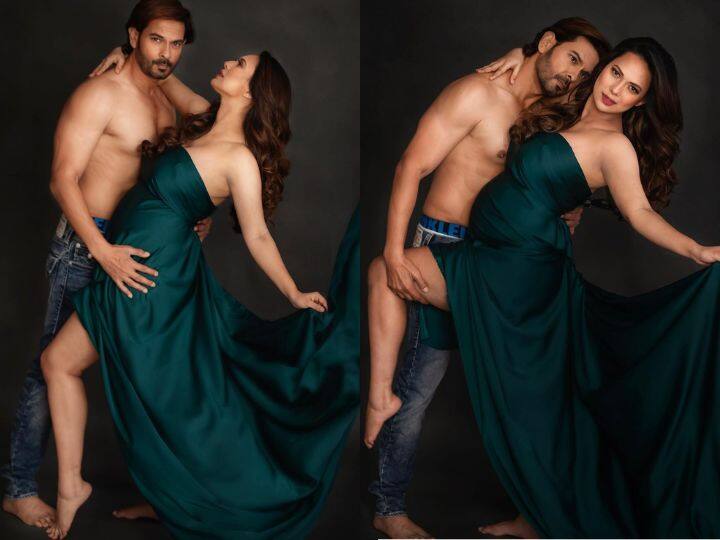 Rochelle Rao Maternity Photoshoot with her shirtless husband keith sikera 'द कपिल शर्मा शो' एक्ट्रेस Rochelle Rao ने कराया मैटरनिटी फोटोशूट, कैमरे के सामने शर्टलेस पति के साथ दिए ऐसे पोज