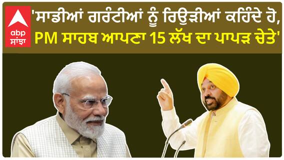 Punjab Politics | 'ਸਾਡੀਆਂ ਗਰੰਟੀਆਂ ਨੂੰ ਰਿਉੜੀਆਂ ਕਹਿੰਦੇ ਹੋ,PM ਸਾਹਬ ਆਪਣਾ 15 ਲੱਖ ਦਾ ਪਾਪੜ ਚੇਤੇ'