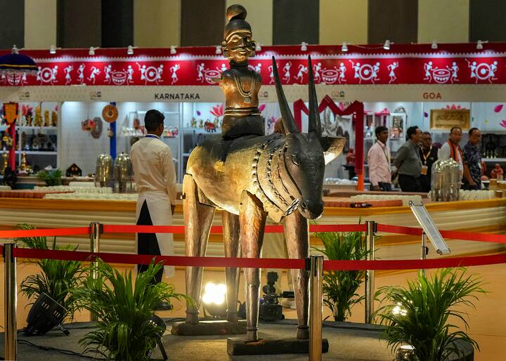 भारतीय संस्कृतीची झलक दाखवण्यासाठी प्रशासनाकडून सर्वतोपरी तयारी सुरु आहे. (PC:PTI)