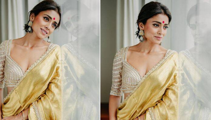 Shriya Saran Pics: ਦੱਖਣੀ ਫਿਲਮਾਂ ਅਤੇ ਬਾਲੀਵੁੱਡ ਫਿਲਮਾਂ ਦੀ ਅਭਿਨੇਤਰੀ ਸ਼੍ਰੀਆ ਸਰਨ ਹਰ ਰੋਜ਼ ਪ੍ਰਸ਼ੰਸਕਾਂ ਦੇ ਵਿਚਕਾਰ ਆਪਣੀਆਂ ਬੋਲਡ ਅਤੇ ਖੂਬਸੂਰਤ ਤਸਵੀਰਾਂ ਪੋਸਟ ਕਰਦੀ ਹੈ ਅਤੇ ਉਨ੍ਹਾਂ ਨੂੰ ਆਪਣੀ ਖੂਬਸੂਰਤੀ ਦਾ ਕਾਇਲ ਕਰ ਦਿੰਦੀ ਹੈ।