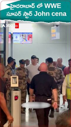 హైదరాబాద్ లో అడుగుపెట్టిన WWE సూపర్ స్టార్ John Cena #johncena #wwe