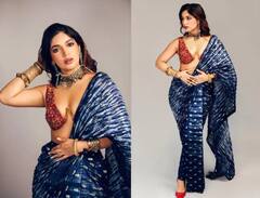 Bhumi pednekar: એક્ટ્રેસ ભૂમિ પેંડનેકરનો સાડીમાં જોવા મળ્યો ગ્લેમરસ અંદાજ, તસવીરો જોઈ ચાહકો દંગ