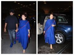 Nayanthara Spotted With Husband Vignesh At Mumbai Airport - See Pics
